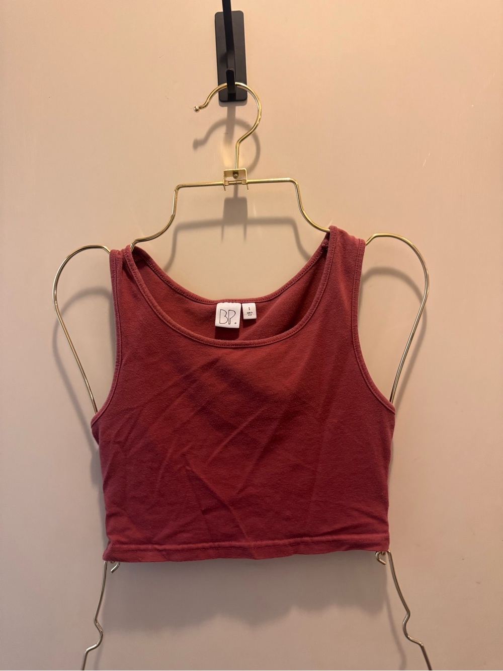 bp Cropped Tank Top in Dusty Rose